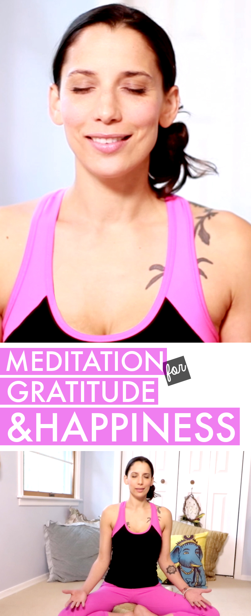 Meditation for Happiness and Gratitude - How to Meditate for Beginners - Video Tutorial at BexLife.com