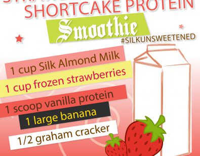 Vegan Strawberry Shortcake Smoothie Recipe